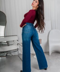 PANTALON STRAIGHT BLUE