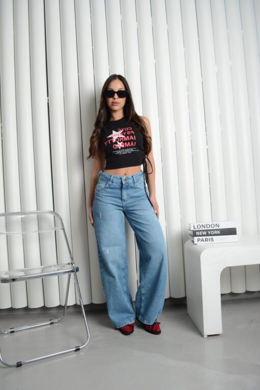 WIDE LEG DAILY C ROTURAS RIGIDO - Image 2