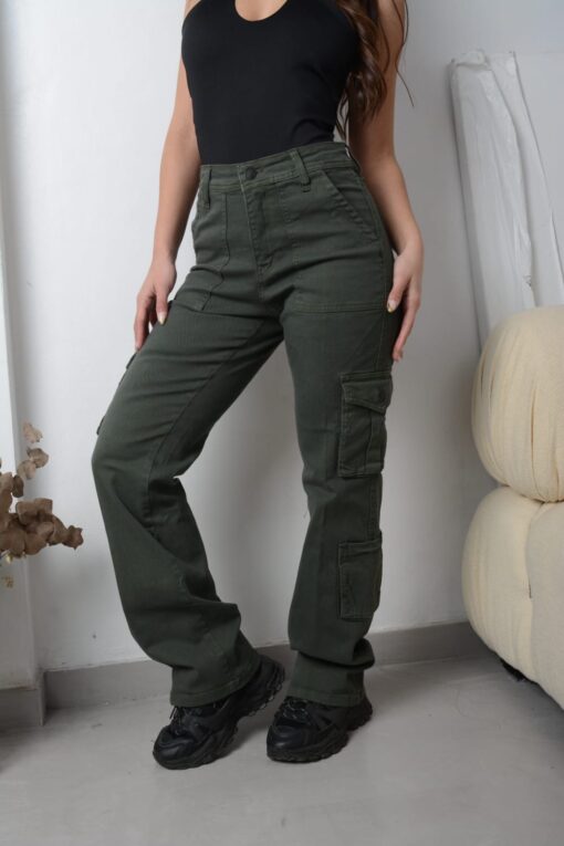CARGO FIDHEL ELASTIZADO COLOR VERDE