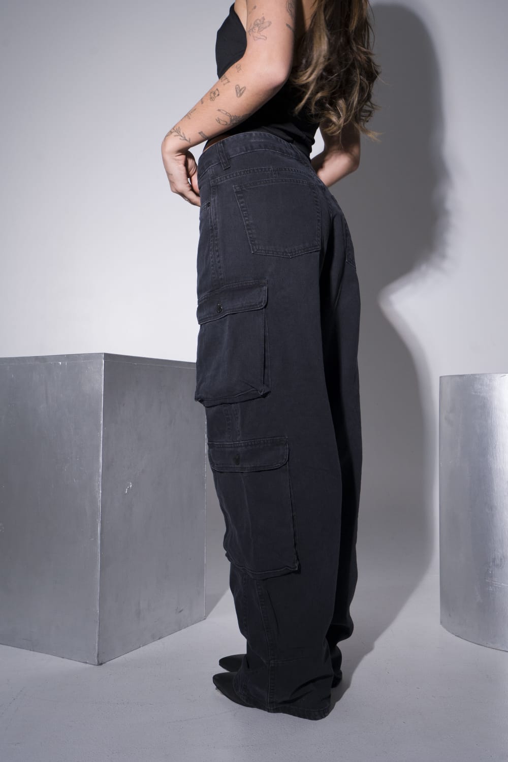 Baggy Multi Pocket Color Petrol - Image 4