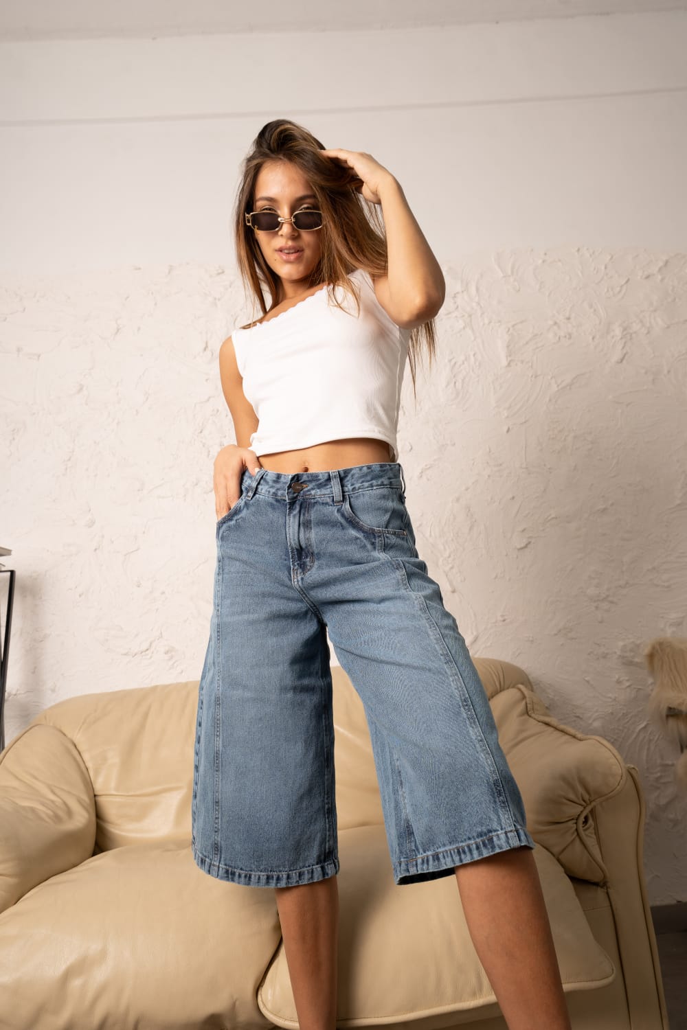 Bermuda Baggy Crecorte Rigido