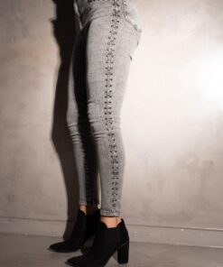 Alternative view of Skinny Gris Ctach Elastizado