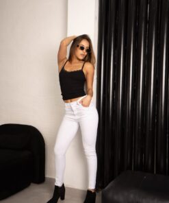 Skinny White Elastizado